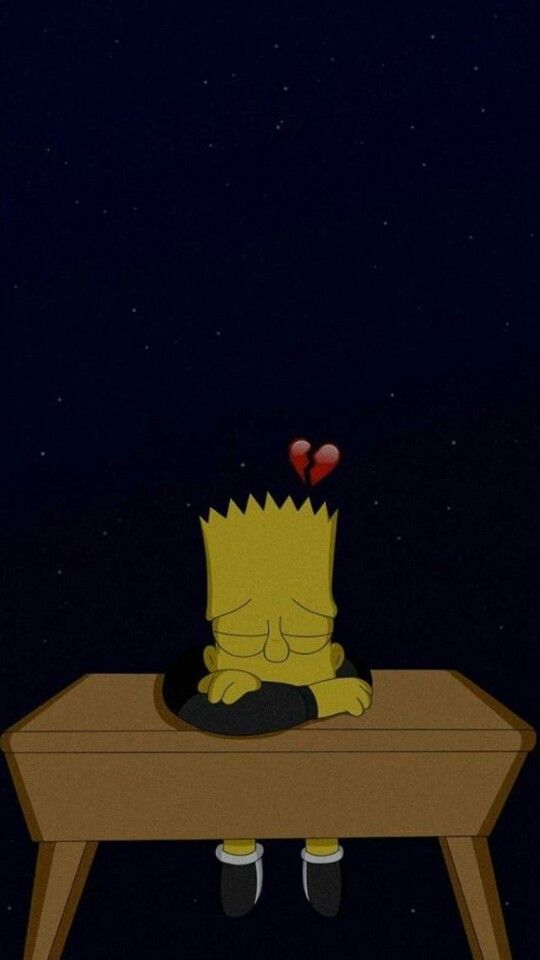 Featured image of post Aesthetic Cartoon Sad Wallpapers Simpsons