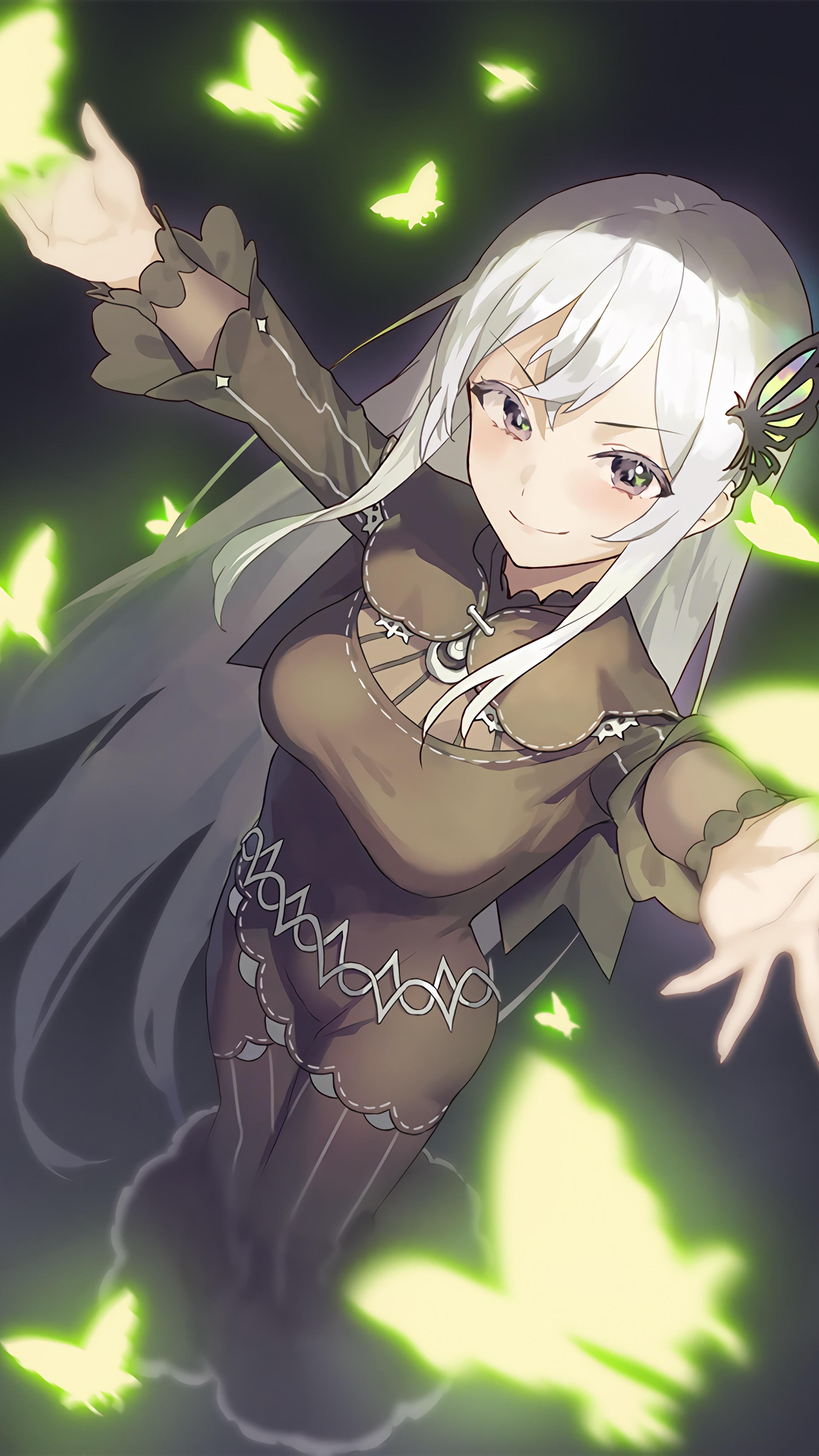 Echidna Re Zero Wallpaper 4k