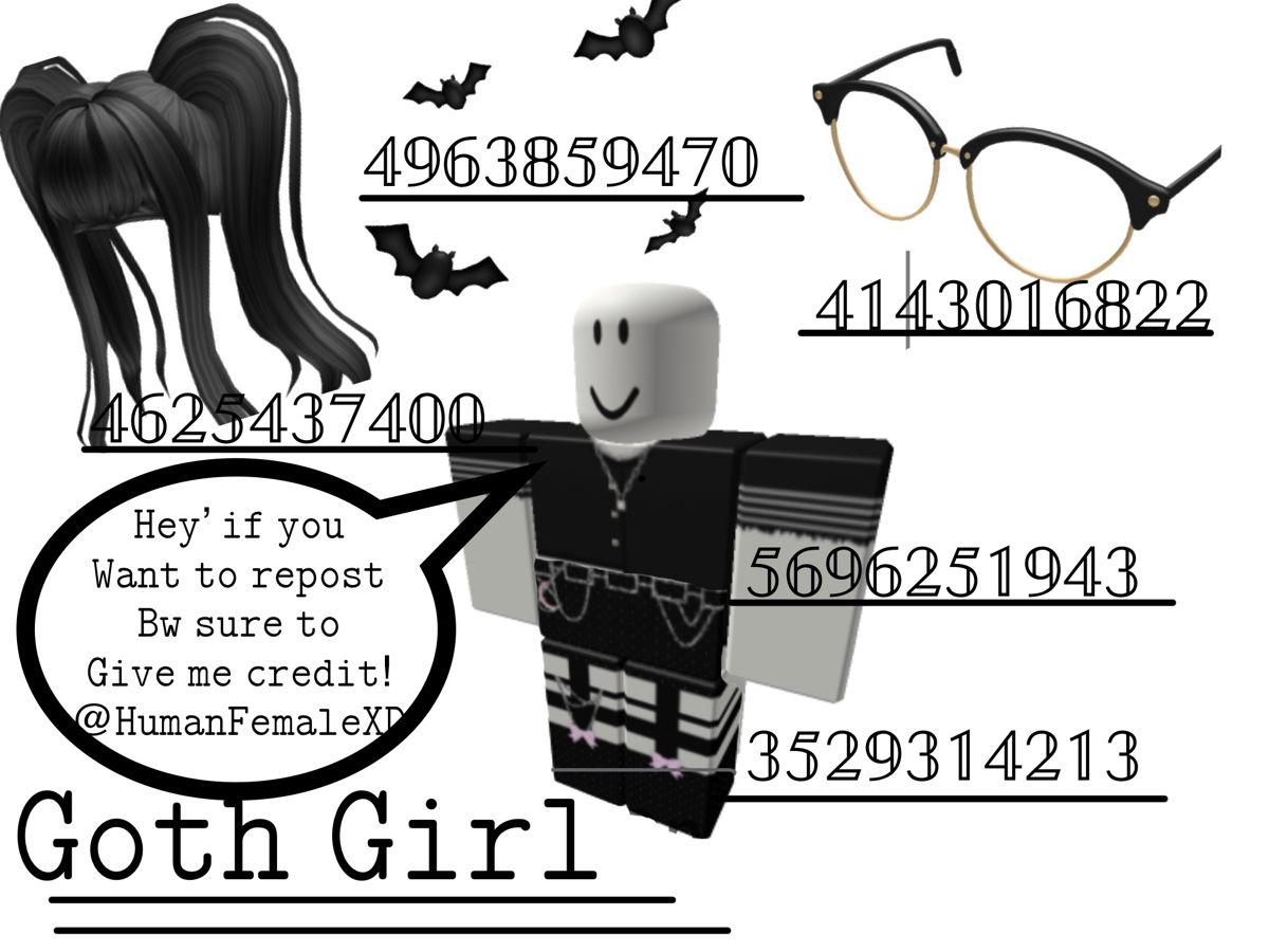 Featured image of post Goth Roblox Outfits Codes