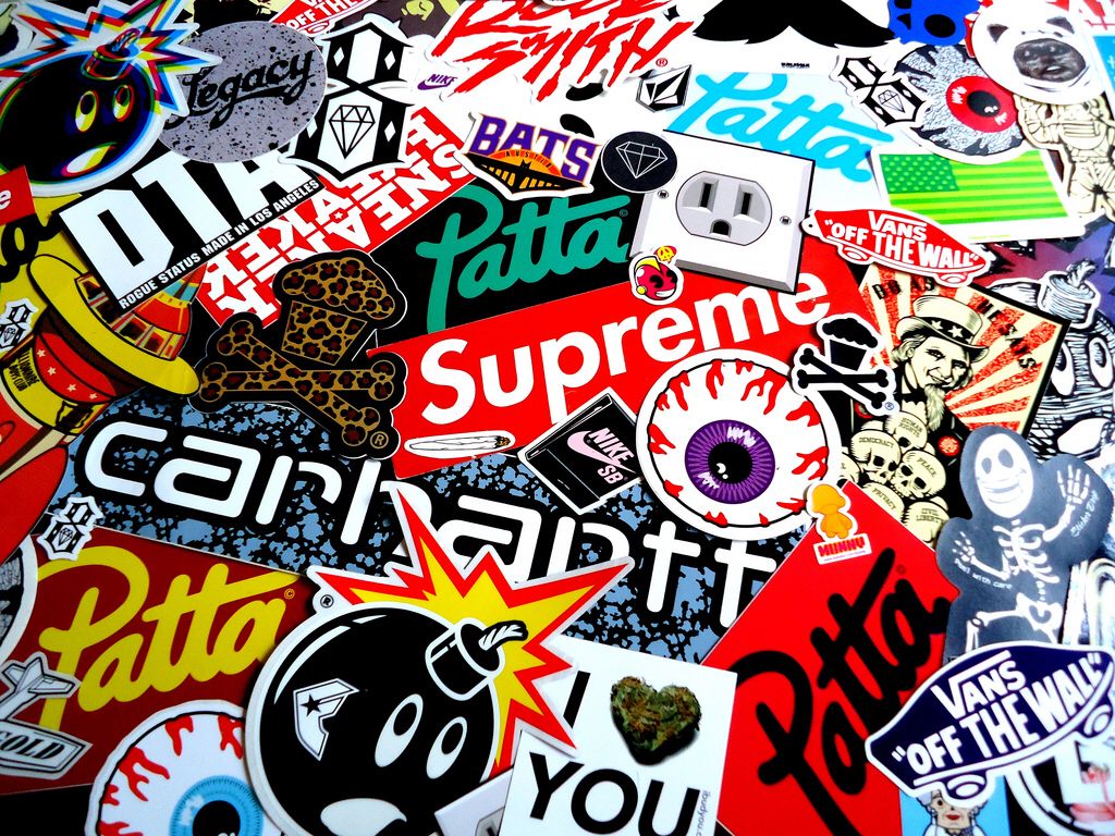 Featured image of post Sticker Bomb Wallpaper Supreme